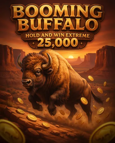 Play Booming Buffalo pokie